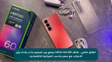 إطلاق عالمي.. هاتف Infinix Hot 60i يجمع بين تصميم جذاب وأداء يثير الإعجاب مع سعر يناسب الميزانية الاقتصادية
